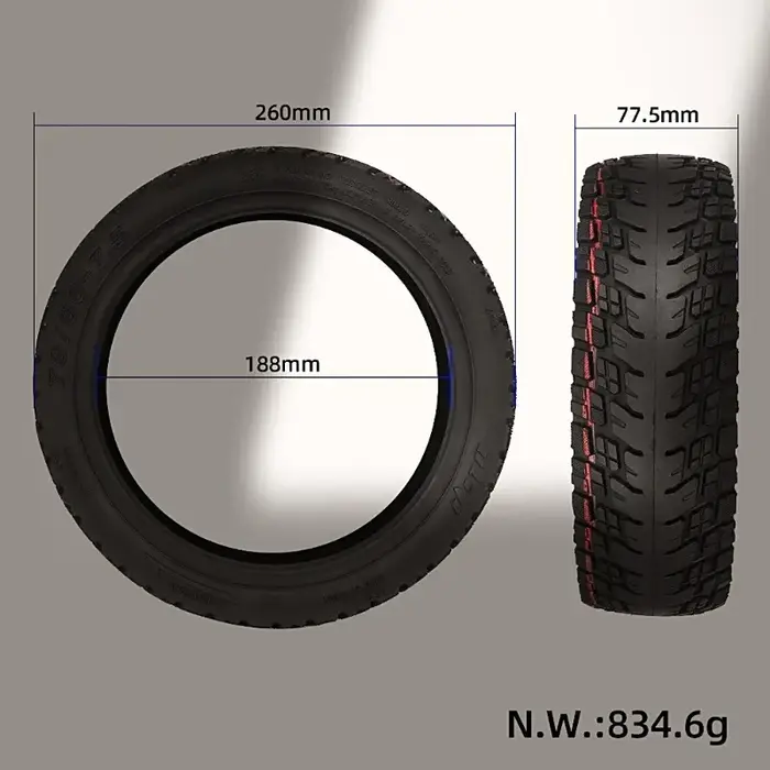 Pneu tubeless tout-terrain 70/60-7.5 pour ZT3 ZT3 Pro