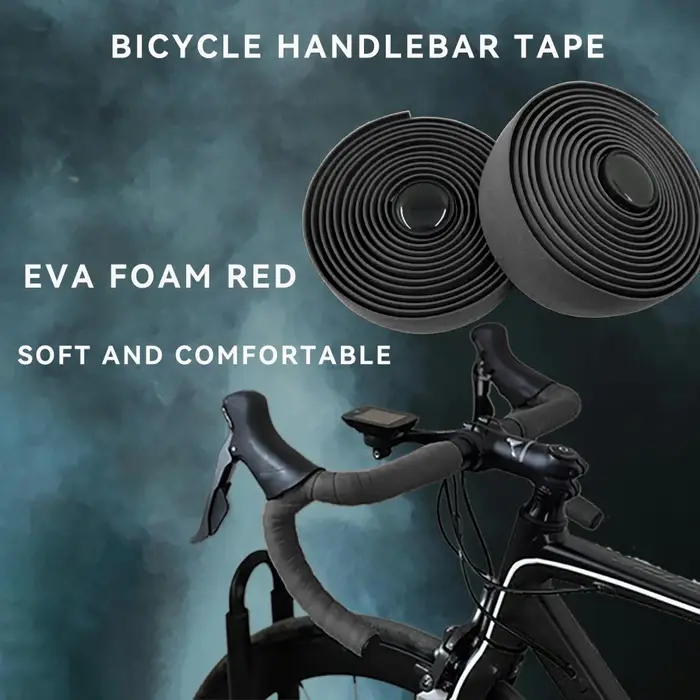 Ruban de guidon de vélo de route en EVA et PU rose antidérapant avec absorption des chocs et rembourrage confortable pour cyclisme longue distance