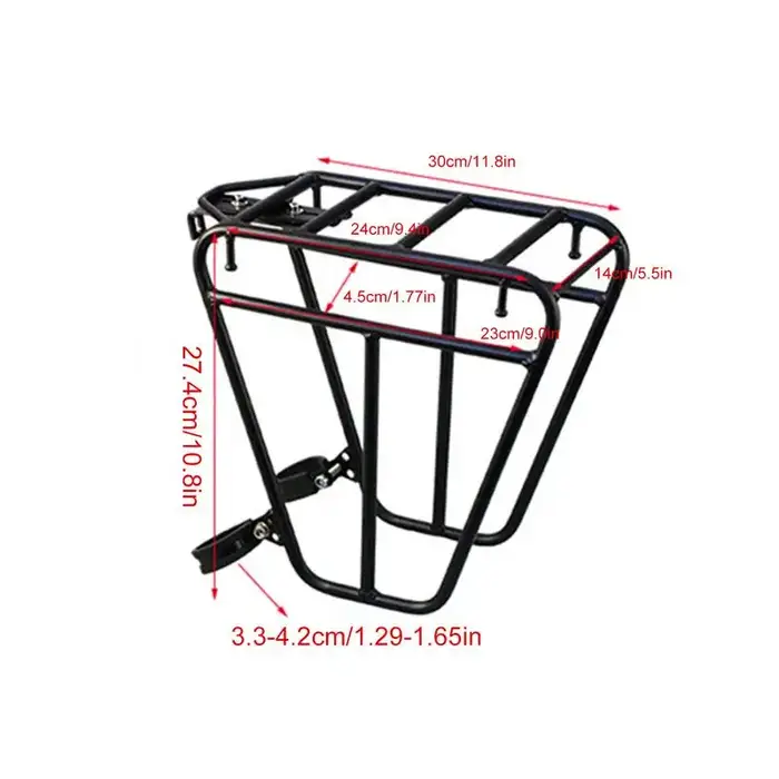 Support de stationnement de vélo en acier robuste