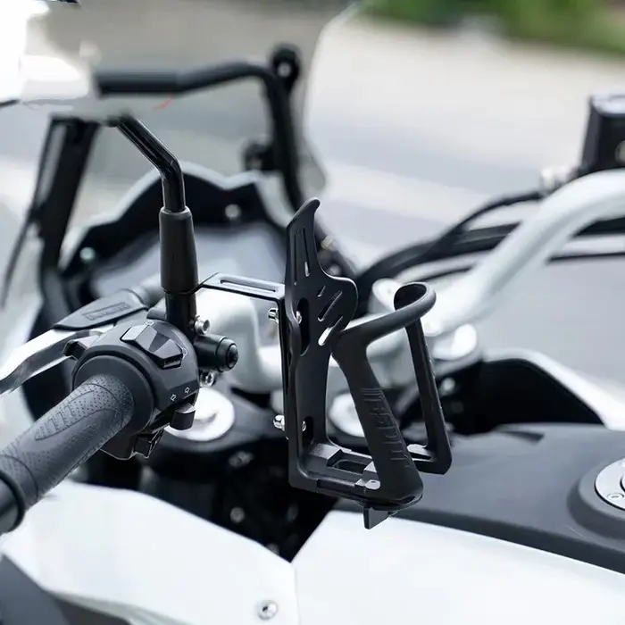 Porte-bouteille de boisson réglable en largeur, pour moto, Scooter, ATV, vélo, adapté aux bouteilles