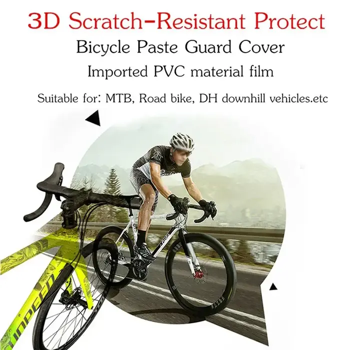 ENLEE le nouvel autocollant amovible vélo de route Paster garde couverture 3D vtt VTT résistant aux 