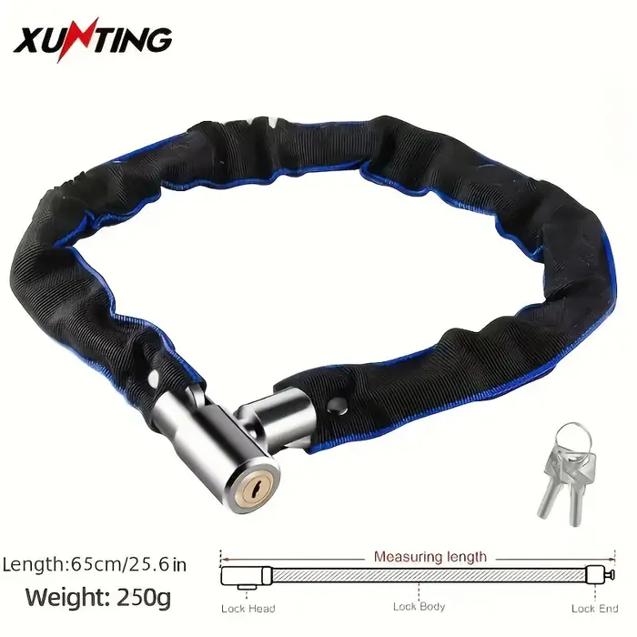 Xunting – serrure de chaîne de vélo avec poids plus léger et sécurité plus forte, serrure de vélo an