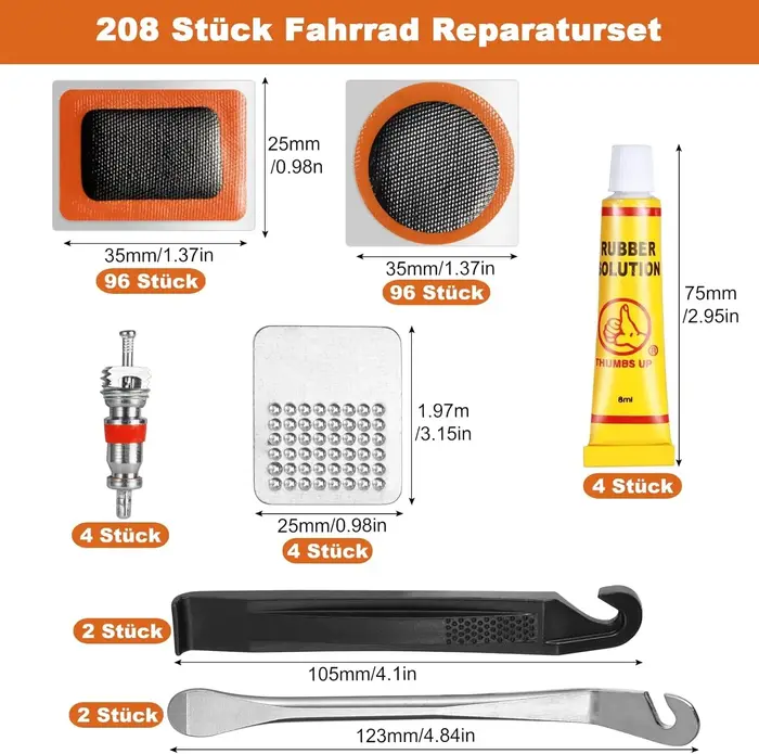 Kit de réparation de pneus de vélo