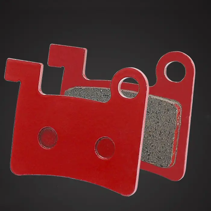 Paire de plaquettes de frein à disque haute teneur en cuivre pour vélo électrique Elida LBN rouge performance tout-terrain longue distance