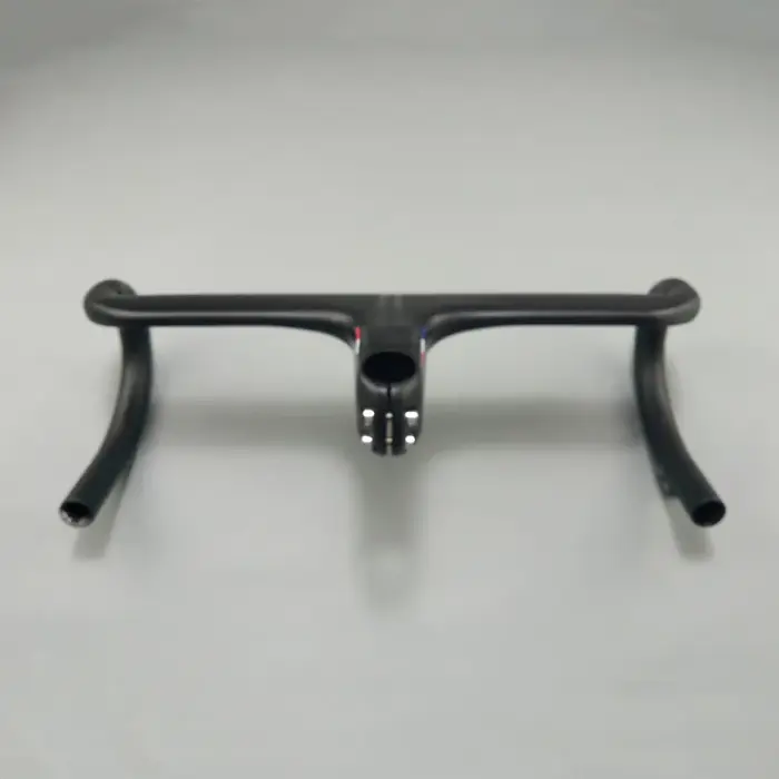 Guidon intégré guidon en carbone vélo de route avec tige Tmaex guidon de vélo de cyclisme guidon de 
