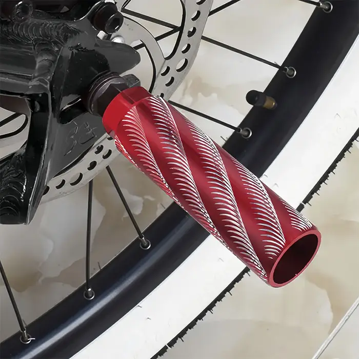 2 pièces pédales de cyclisme haute résistance en alliage d'aluminium vélos pied cheville pour enfants adultes pieds