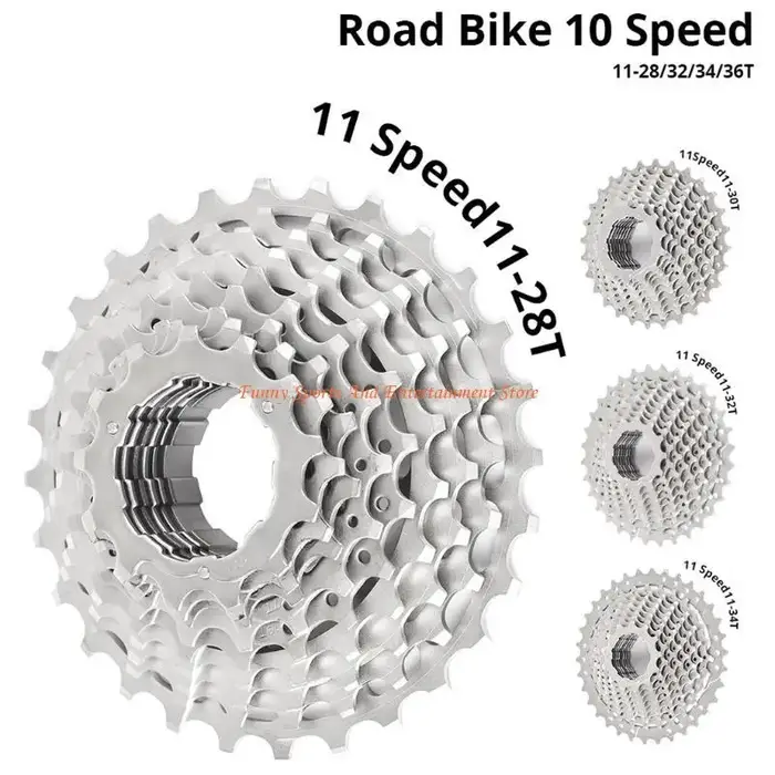 C4DE Cassette VTT 11 vitesses 28/32/34/36T adaptée pour VTT, vélo route