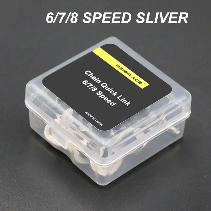 5 paires de joints de connecteur de maillon de chaîne de vélo
