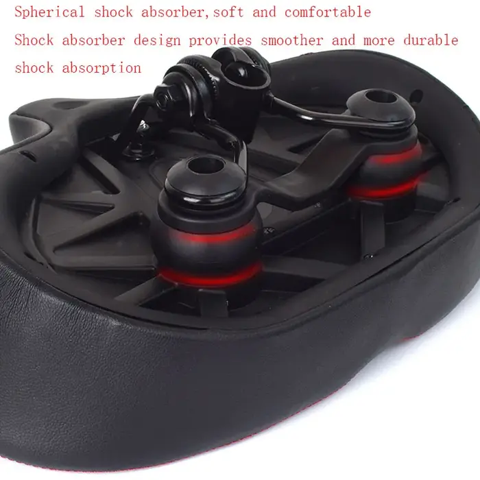 Siège de vélo électrique pliant amélioré : coussin imperméable et extra épais pour vélos de montagne – Ajustement universel