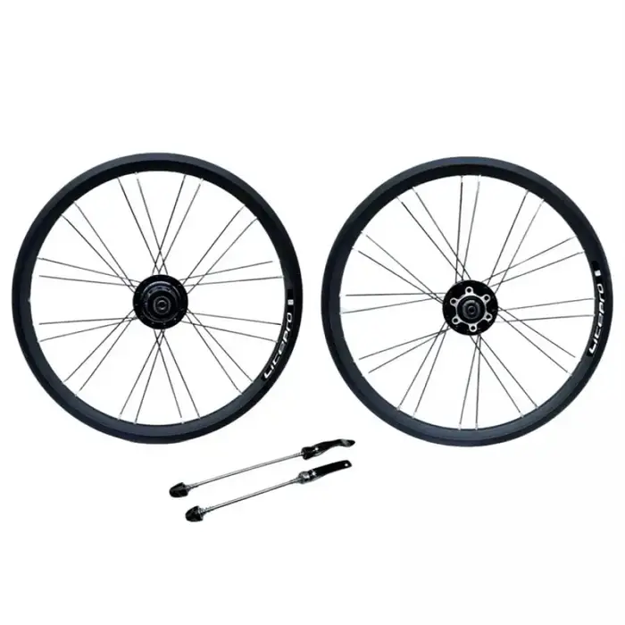 Litepro 16 pouces vélo pliant 349 frein à disque roues en alliage d'aluminium 6 roulements roue 8/9/10/11 vitesses pour Fnhon/Dahon