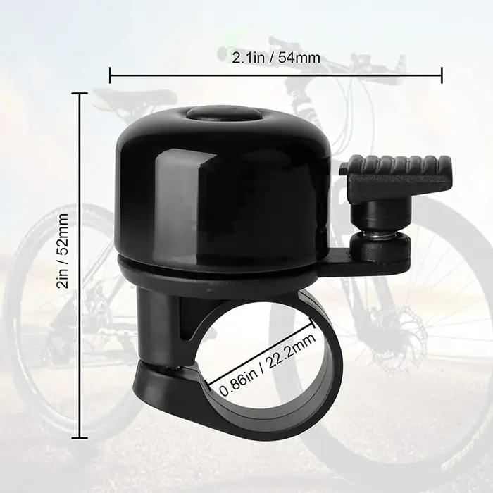 Sonnette de vélo en alliage