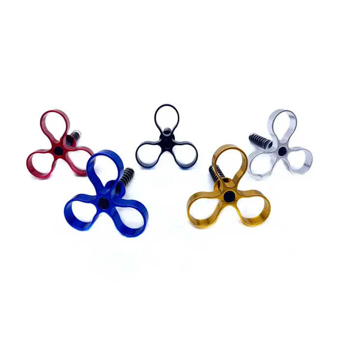 Bouton de robinet de vélo pliant en fleur de prunier