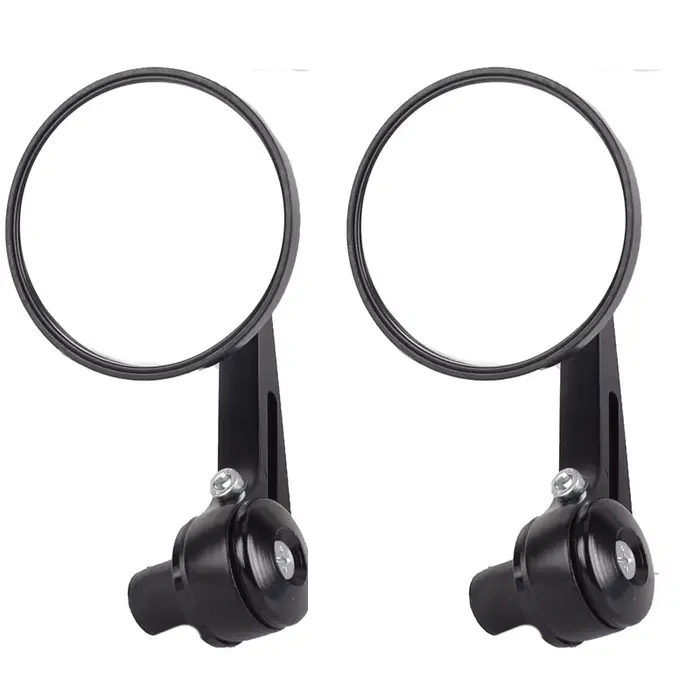 Accessoires de Moto 7/8 "rétroviseurs arrière d'extrémité de barre ronde pour café Racer