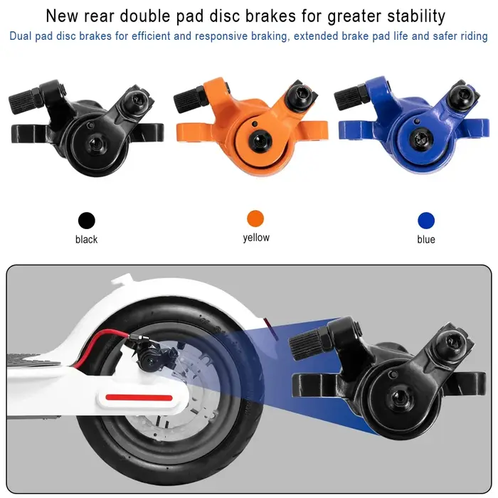 Frein à disque de roue arrière pour scooter électrique