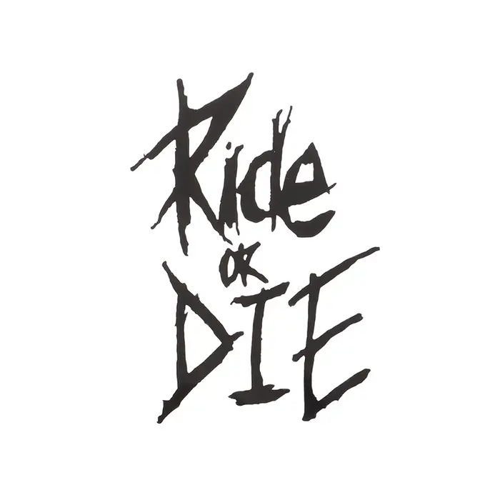 Autocollant de cadre de vélo Ride Or Die, autocollant de Tube supérieur, autocollants de cadre décor