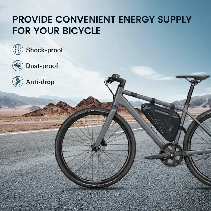 Batterie lithium-ion triangulaire pour moteur de vélo électrique
