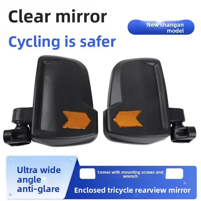 Rétroviseur pour tricycle électrique, rétroviseur réfléchissant pour véhicule à quatre roues avec modification grand angle pour un usage général.