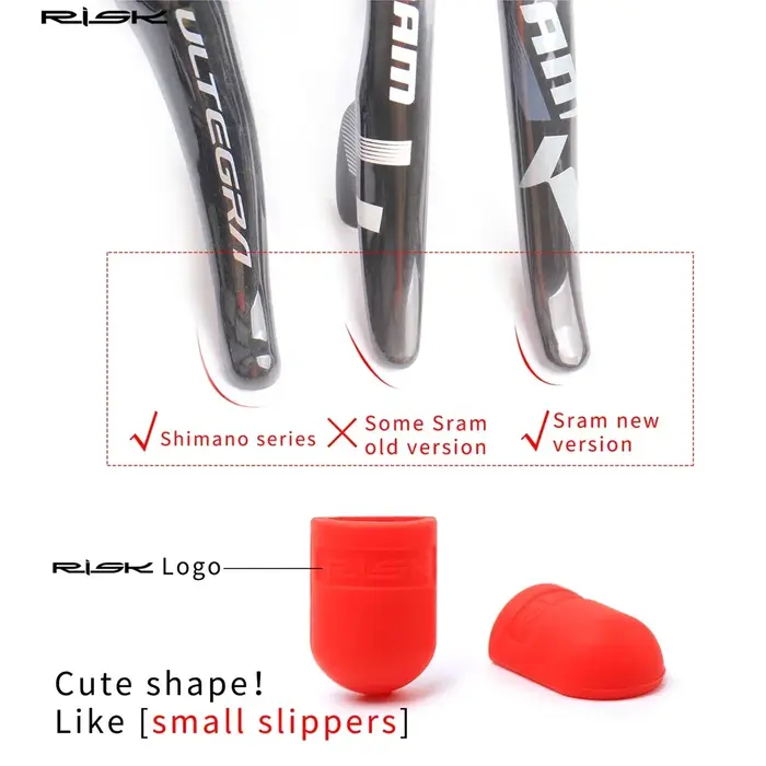 1 paire de couvercles de protection de levier de manette de vitesse de vélo