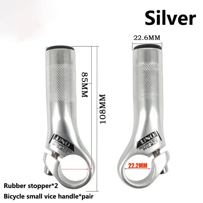 Embouts de guidon ergonomiques en alliage pour vélo de route et VTT