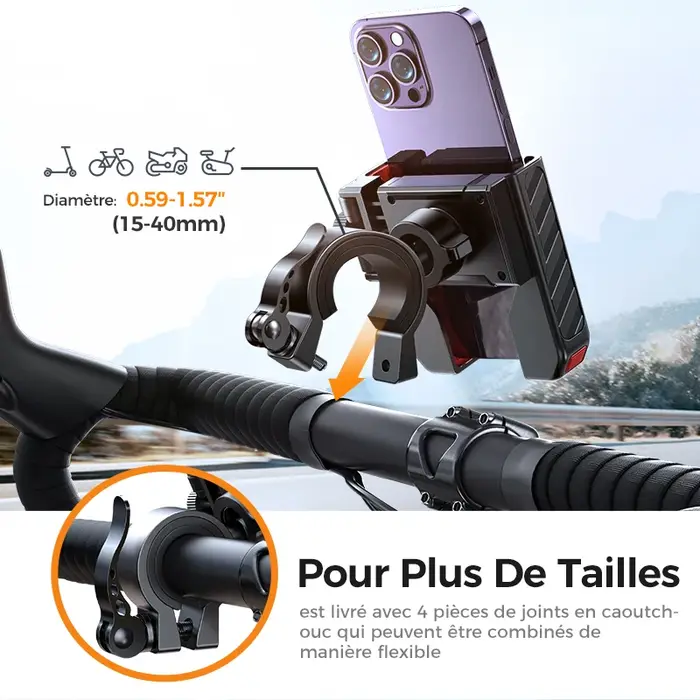 Pomerroom-Support de téléphone universel pour vélo et moto