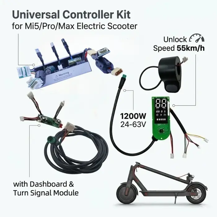Kit de commande universel pour trottinette électrique Xiaomi Mi5/Pro/Max