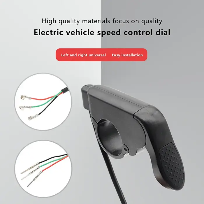 1PC vélo électrique pouce accélérateur contrôle de vitesse déclencheur à dégagement rapide 140X pièces