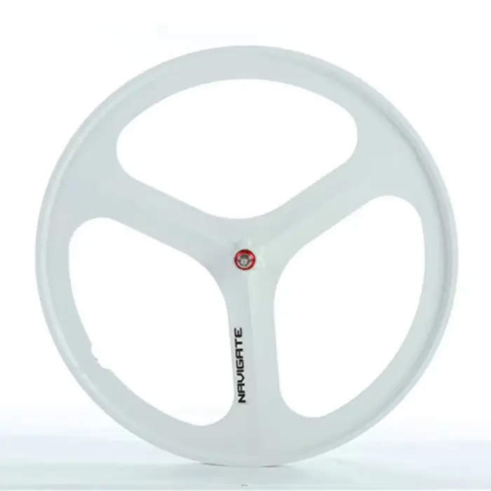 Roues de vélo de route 700C en alliage de magnésium, jante de vélo à pignon fixe blanc, accessoires 