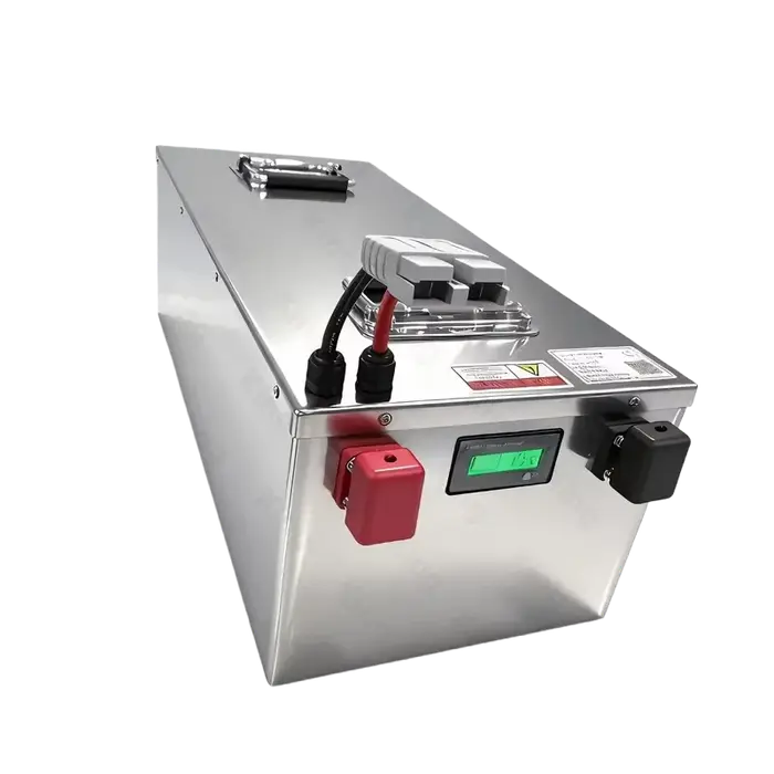 Batterie au lithium LiFePO4 48V 60V 72V 75Ah avec BMS Bluetooth intégré pour vélo électrique/cyclomo