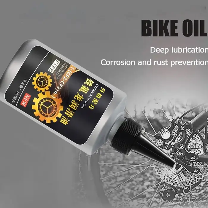 Lubrifiant Spécial Vélos 100ml – Huile Sèche pour Chaîne VTT et Vélo de Route