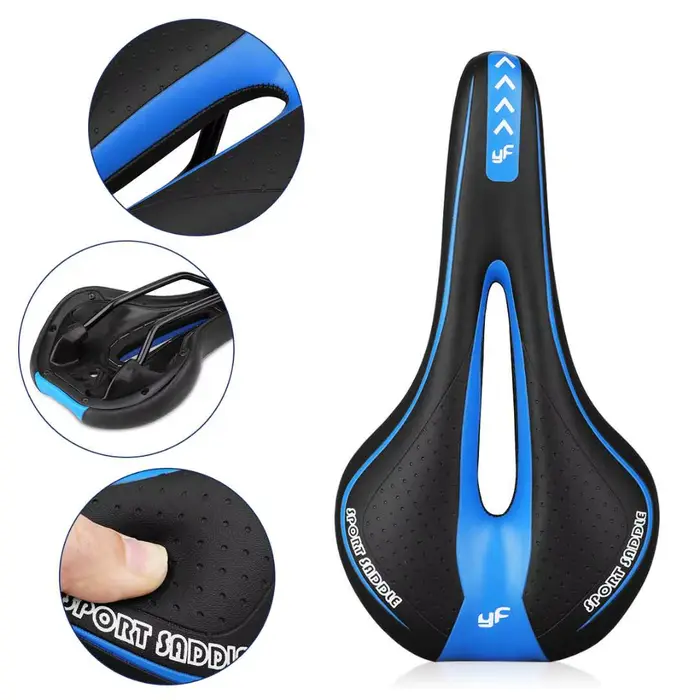 Siège de vélo de route de montagne confortable coussin de cyclisme souple selle de vélo d'exercice e