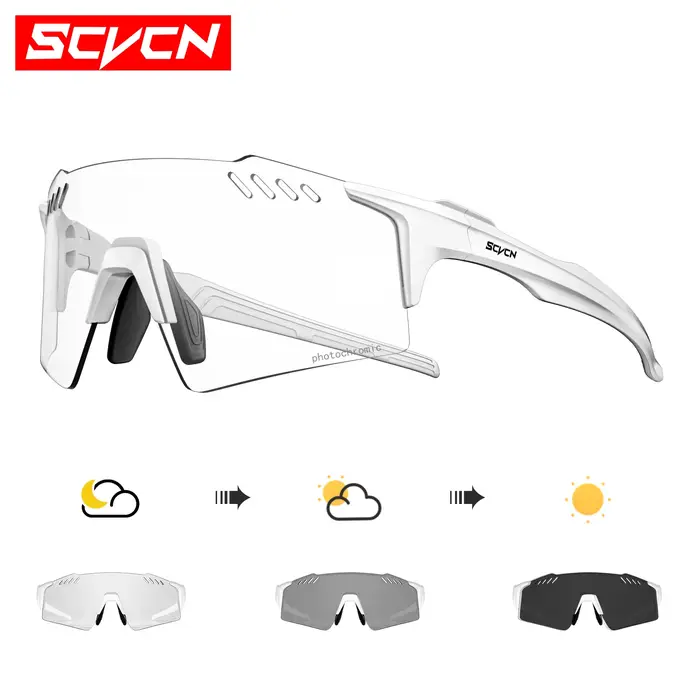 SCVCN lunettes de cyclisme photochromiques UV400