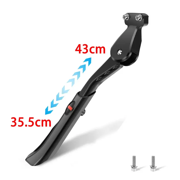 Béquille de vélo réglable en alliage d'aluminium