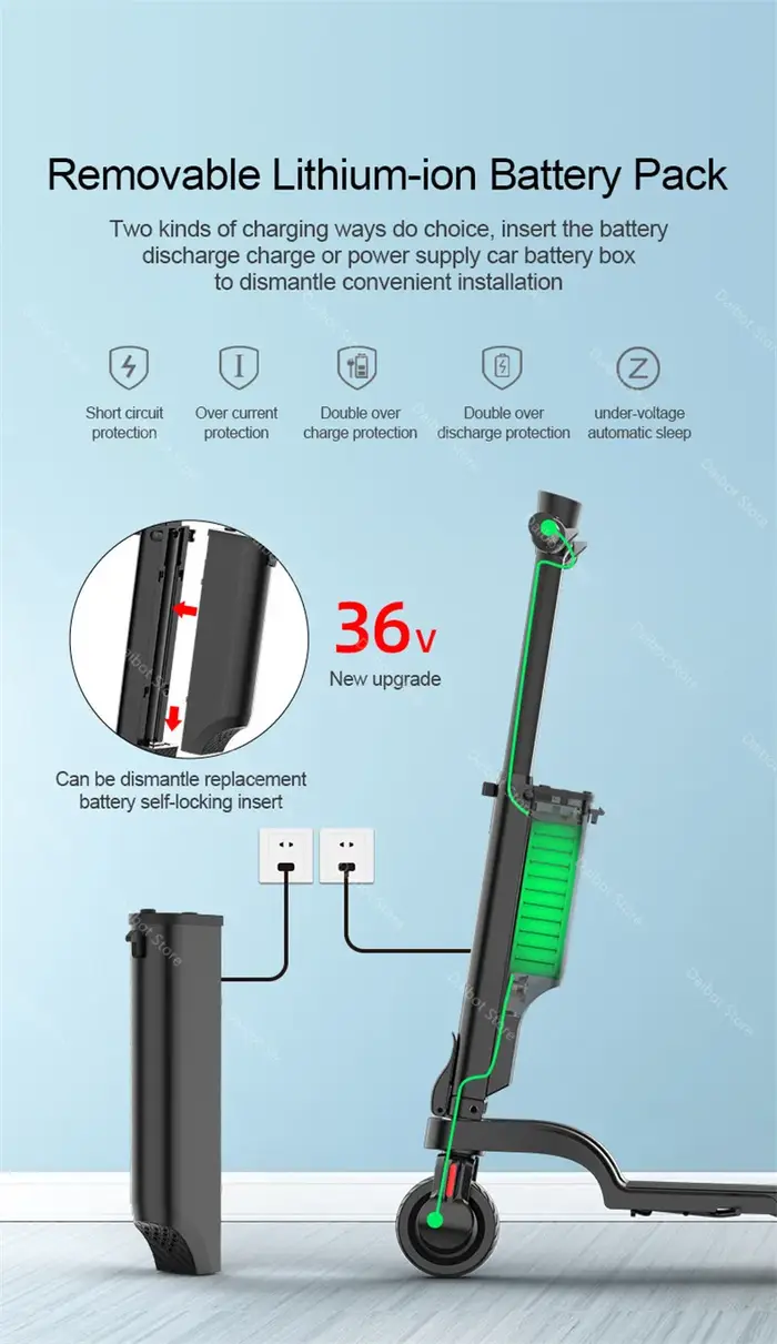 Daibot-Scooter électrique portable X6