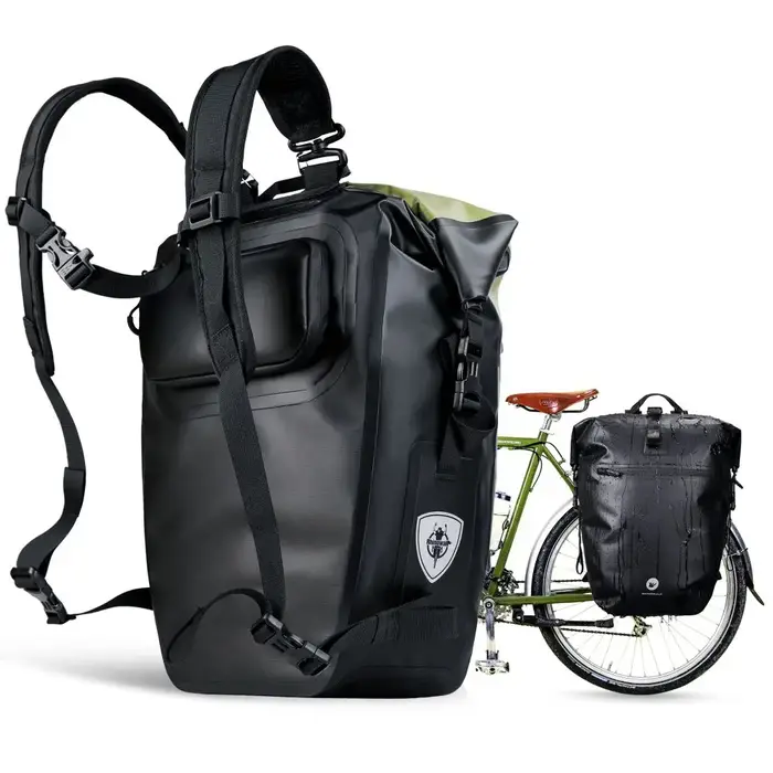 Rhinowalk – sac de vélo 100% étanche, grande capacité de 27l, multifonctionnel, porte-bagages arrière, sacs de cyclisme