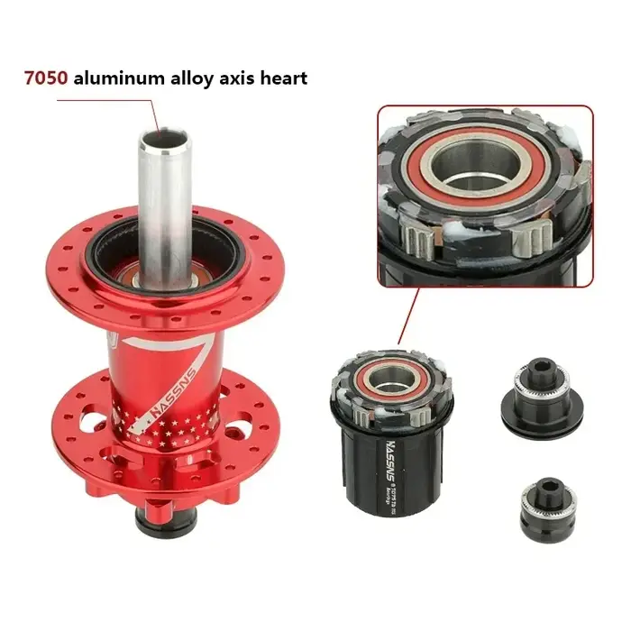 HASSNS Cube Pro 7 Cube Arc 32 36 trous vtt roulement vélo moyeu arrière dégagement rapide 32H 36H qu