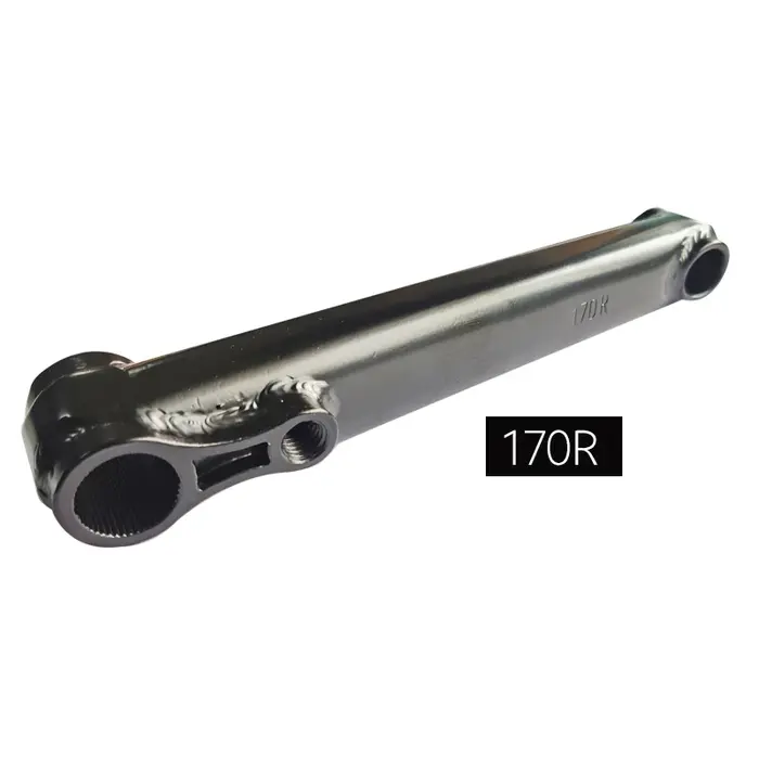 Pédalier de vélo BMX en acier chromé noir CRMO 48T * 19MM * 170MM 9/16 mi BB/Euro BB/espagnol BB/BB américain