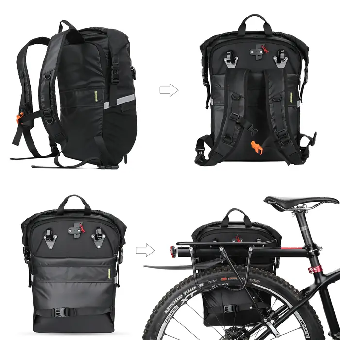 Rhinowalk 24L – sac de selle multifonctionnel pour vélo