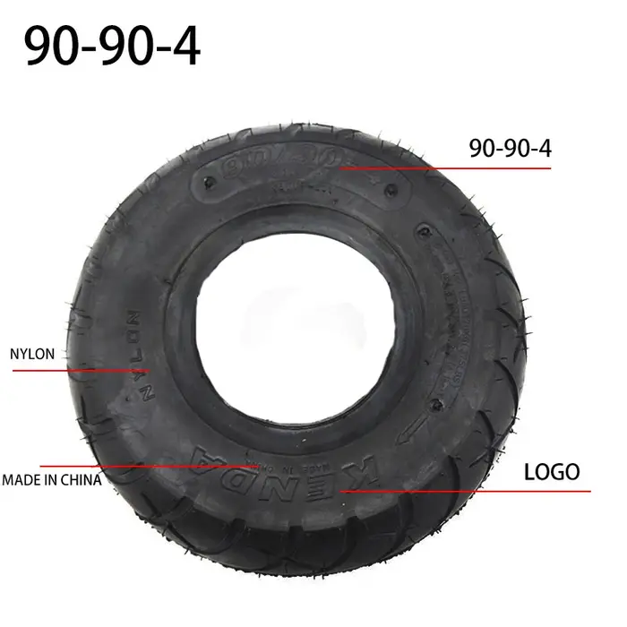 Pneus de route 90/90 – 4 pour Razor E300 E325 EZip E-4.0 E-450 x-treme X-500, Scooters électriques,