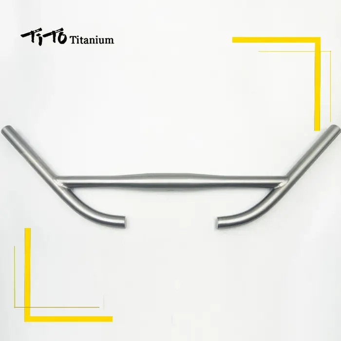 TiTo-Guidon de vélo en titane pour VTT ou vélo de route