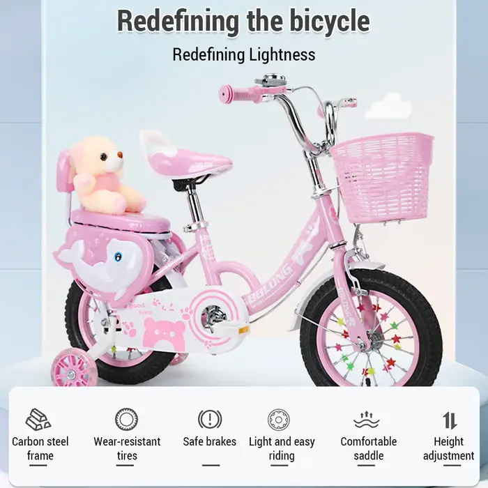 Vélo pour enfants de 12 à 20 pouces pour filles âgés de 3 à 13 ans