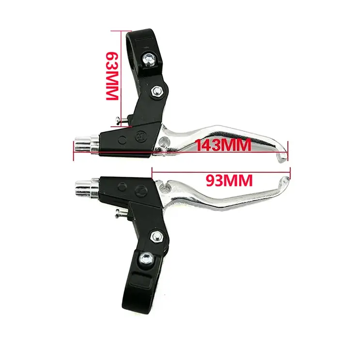 1 paire de leviers de frein arrière pour vélo électrique