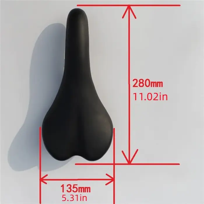 Selle de vélo, selle de vélo confortable avec rembourrage de moyenne épaisseur