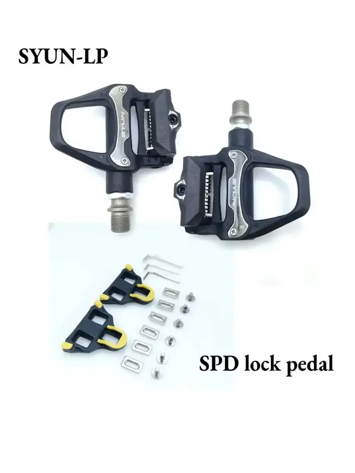 Pédales de vélo de route SYUN-LP SPD, pédales de VTT à blocage automatique avec roulements, pièces d