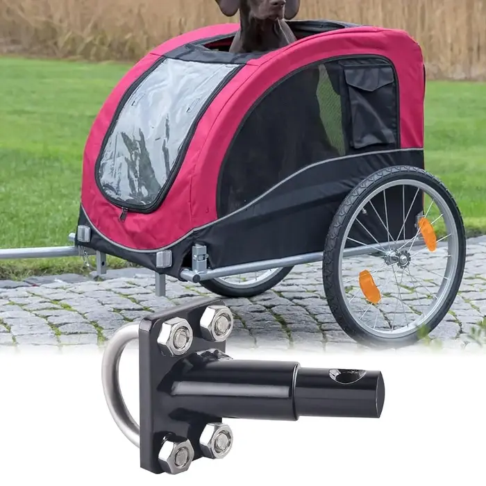 Connecteur de coupleur d'attelage de remorque de vélo pour adaptateur de remorques