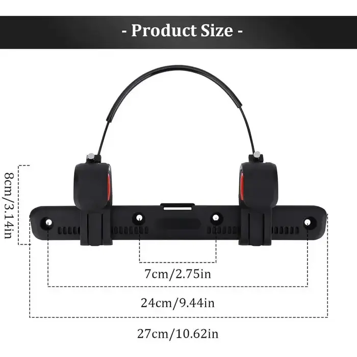Sacoche de dégager T1 pour vélo et moto, avec clip, réglable