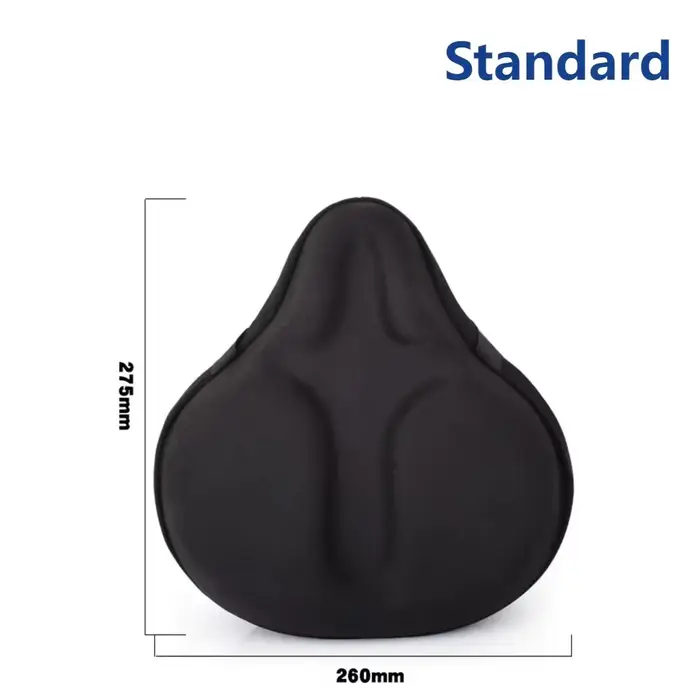 Nouvelle Selle de Vélo Électrique Rembourrée en Gel, Coussin Confortable et Respirant pour Vélo de R