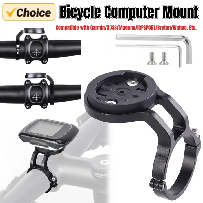 Support universel d'ordinateur de vélo, angle réglable, vue centrée, extension de vélo, support d'ordinateur pour Garmin, XOSS, Magene, IGPSPORT