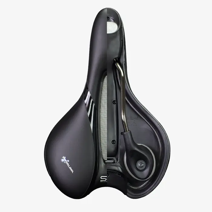 SELLE ROYAL-Selle de Vélo Respirante et Douce à Rail Creux