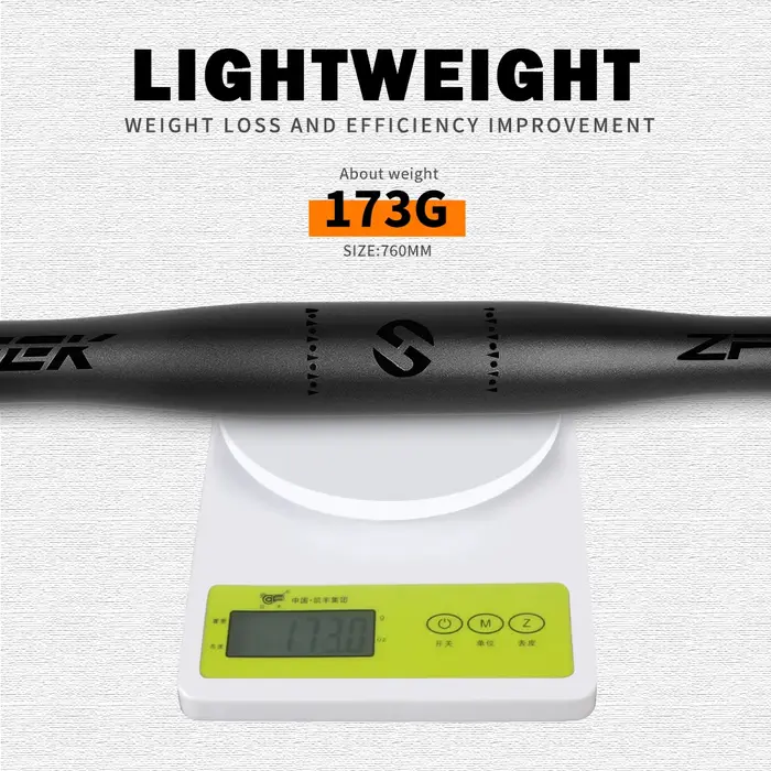 TOSEEK ZF-ONE vtt guidon de vélo en carbone guidon 31.8*580-720/740/760mm guidon noir mat pour acces