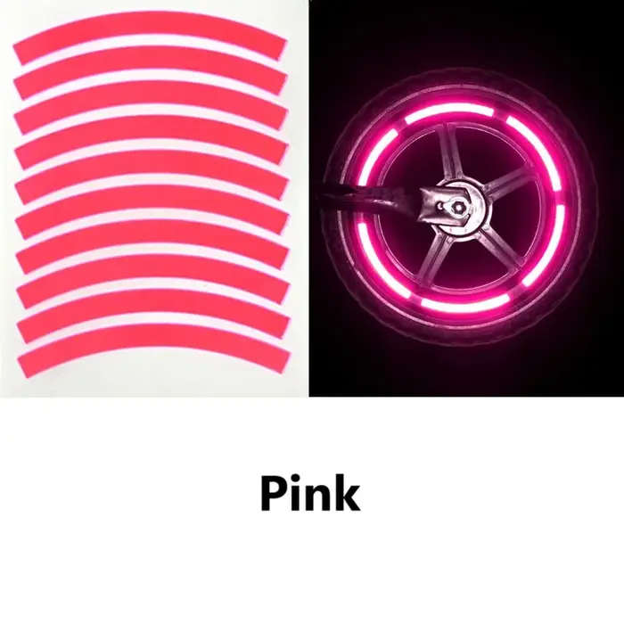 Autocollant réfléchissant coloré pour pneus